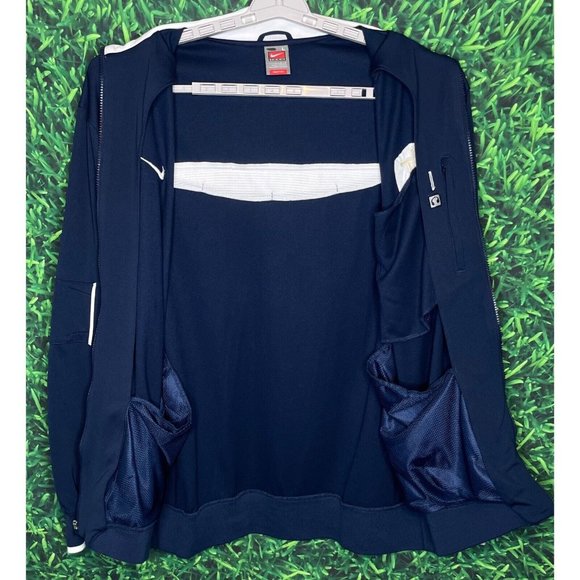 Georgia Tech Yellow Jackets GT Basketball Nike Men’s Large Blue Full Zip Jacket - Picture 4 of 7